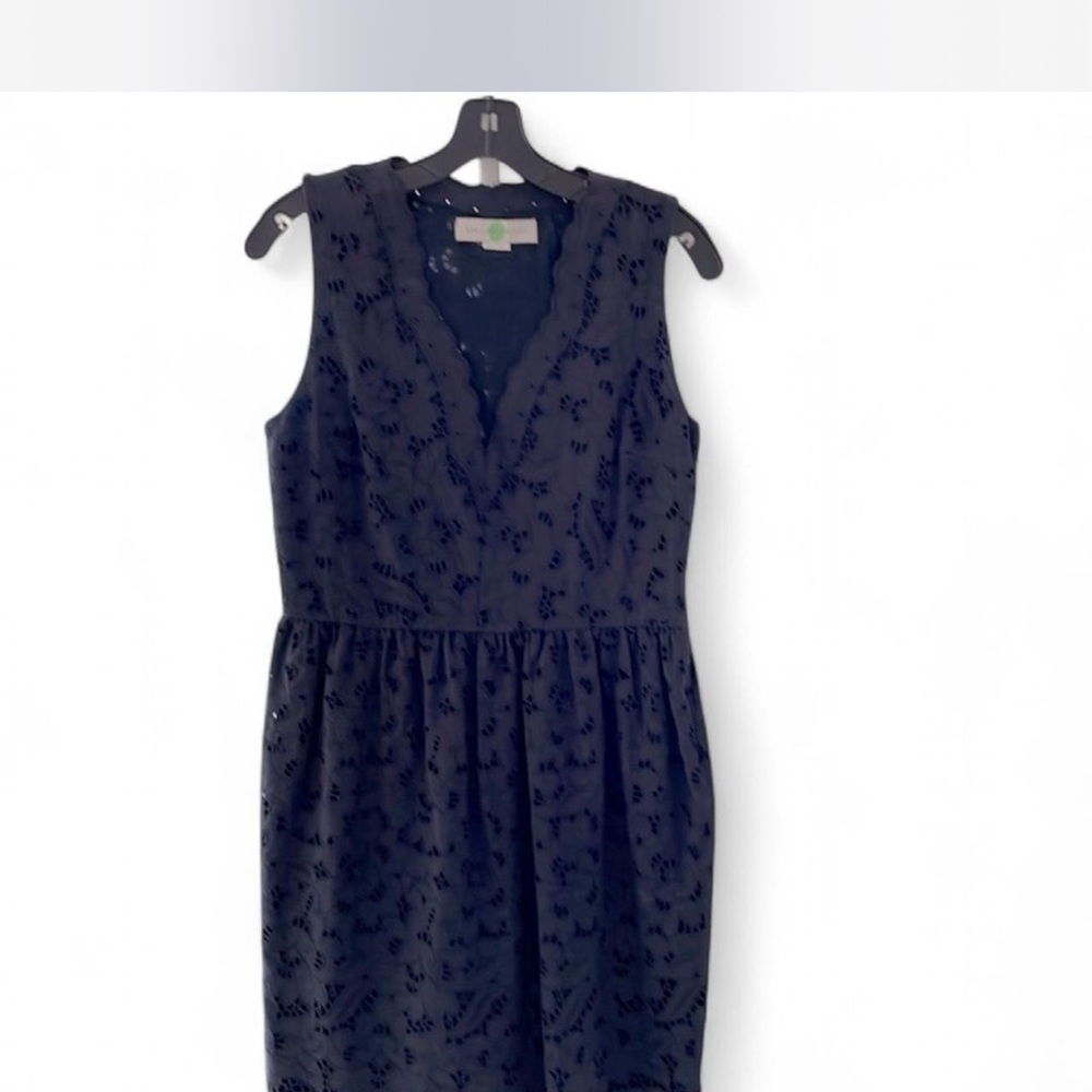 Stella McCartney Blue A-line Mini Dress Scoop Neck Sleeveless